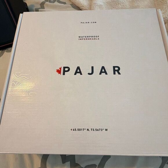 Pajar CANADA Travita Snow Boots Waterproof Nylon Pull-On White Woman's 8.5 - Picture 7 of 8